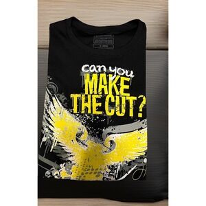 US Army T-Shirt Men's Short Sleeve XL Black "Can You Make the Cut"